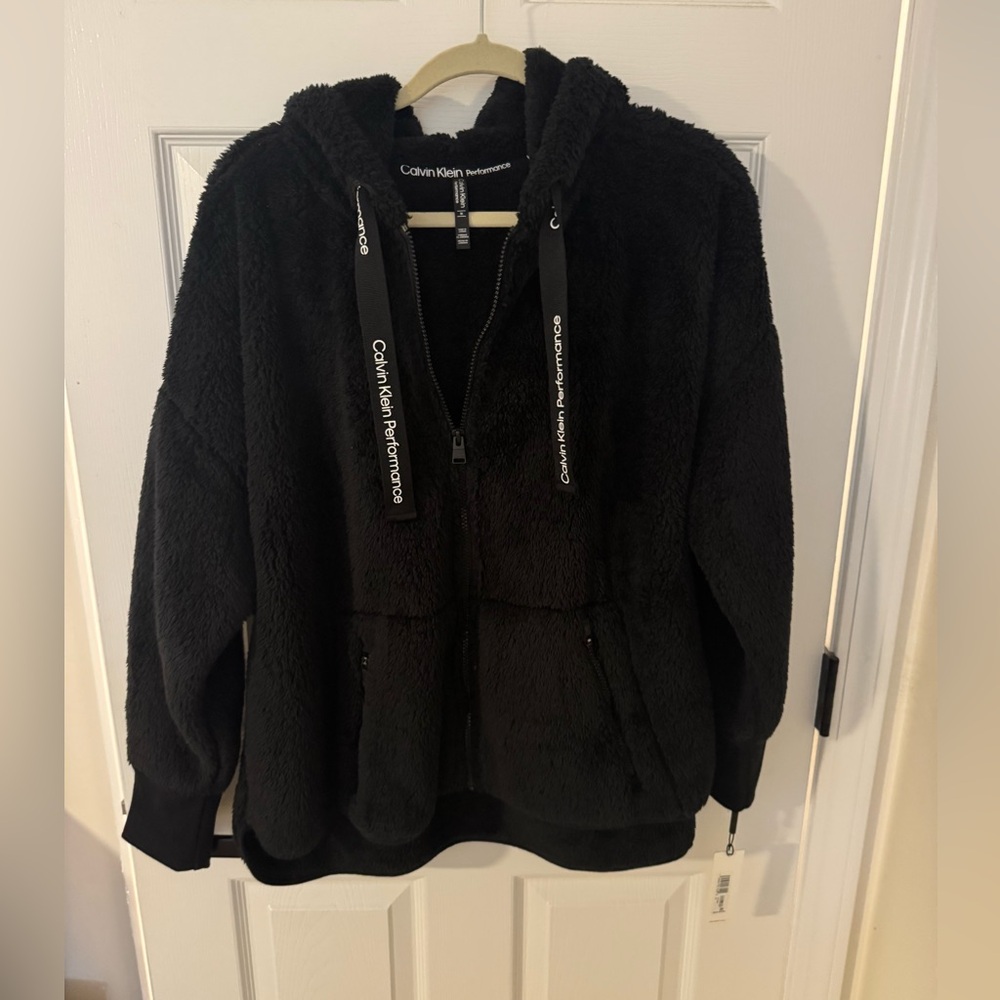 NWT Calvin Klein Performance Black Fleece Hoodie